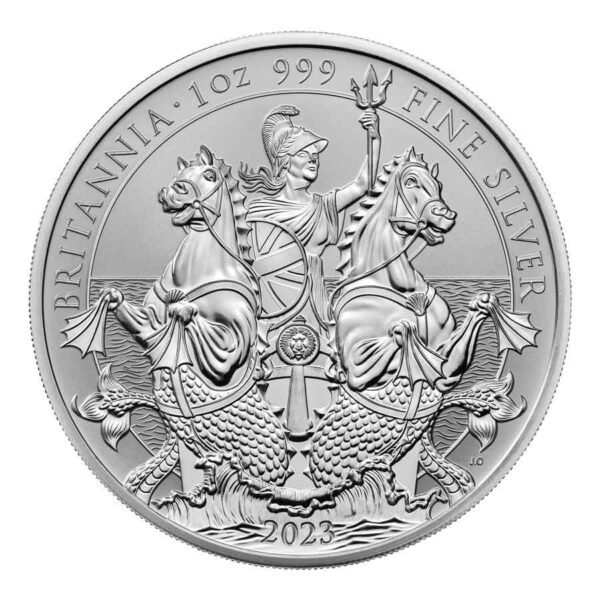 2023 1 oz Britannia Reverse Frosted Silver Proof Coin