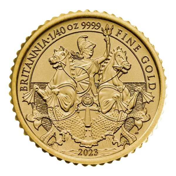 2023 1/40 oz Britannia Reverse Frosted Gold Proof Coin