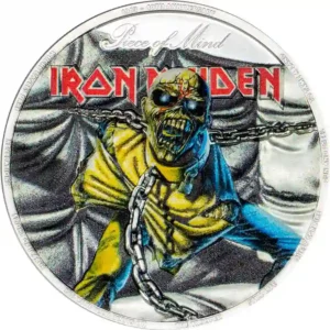 2023 Cook Islands 2 Ounce Iron Maiden Piece of Mind Silver Proof Coin