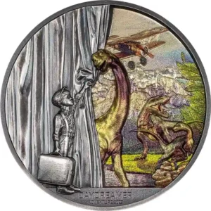 2023 Palau 2 Ounce Daydreamer Adventure Ultra High Relief Color Silver Coin