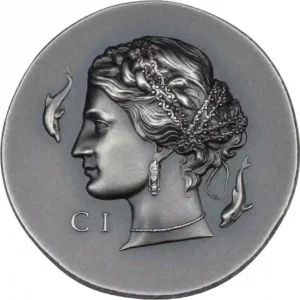 2023 Arethusa 1 oz Ultra High Relief Antique Finish Silver Coin