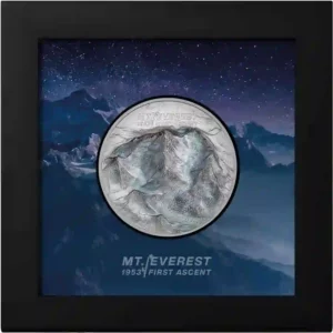 2023 First Ascent Mount Everest 2 oz Ultra High Relief Silver Coin