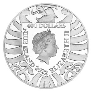 2022 Niue 5 Kg Czech Lion Hologram Security Privy Silver Proof Coin