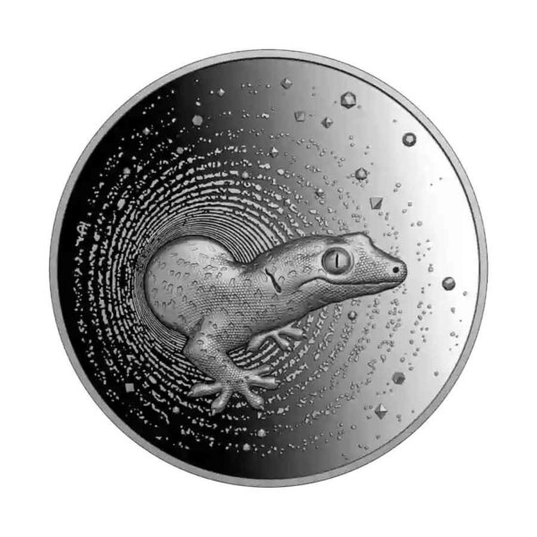 2023 Cameroon 2 Ounce Gecko Ultra High Relief Silver Proof Coin