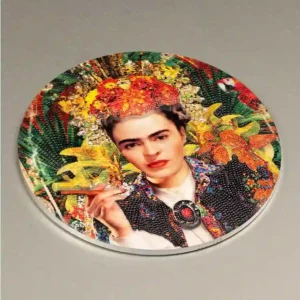 2023 Palau Frida Kahlo 3 oz Micromosaic Passion II Silver Coin