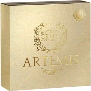 Artemis 3 oz 24K Gilded High Relief Silver Coin