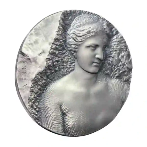 2023 Niue 2 Ounce Art of Sculpture Venus de Milo High Relief Silver Coin