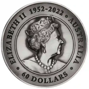 2023 Australia 2 kg Koi Fish Ultra High Relief Antique Finish Silver Coin