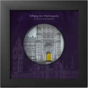 Tiffany Art Metropolis Palace of Westminster Silver Coin