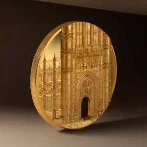 Tiffany Art Metropolis Palace of Westminster Gold Proof Coin