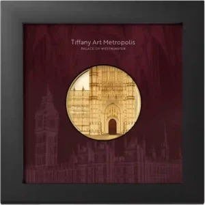 Tiffany Art Metropolis Westminster Palace Gold Proof Coin