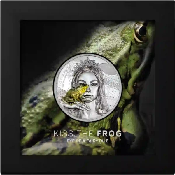 Eye of a Fairytale Kiss the Frog Silver Proof Coin