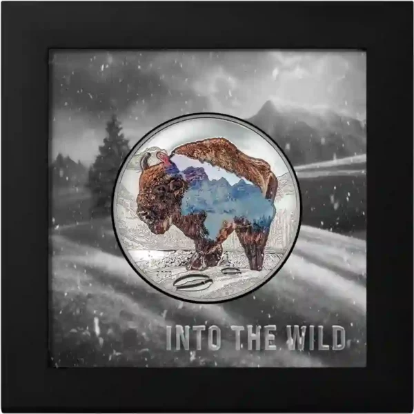 Into the Wild Bison Ultra High Relief Silver Proof Coin