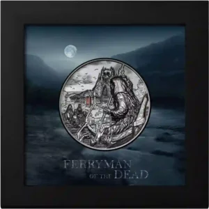 Charon Ferryman of the Dead Charon Black Proof Silver Coin