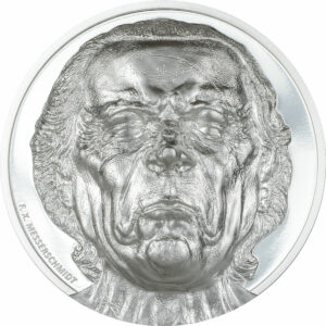 2023 Cook Islands 2 Ounce Striking Heads The Vexed Man Silver Proof Coin