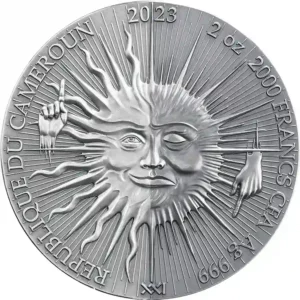 2023 Cameroon 2 oz Lucifer Morning Star Antique Finish Silver Coin