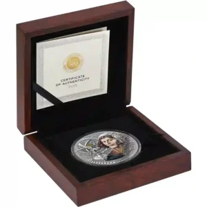 Nicolas Copernicus Futurists of the Past 2 oz Antiqued Silver Coin