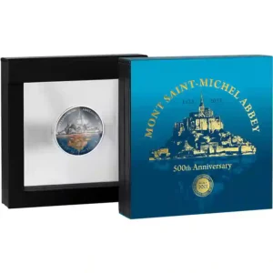 2023 Mont Saint-Michel Abbey 2 oz Silver Coin