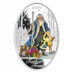 2024 Solomon Islands 1 Ounce Father Frost Silver Proof Coin