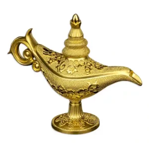 2023 Djibouti 5 Ounce Aladdin's Magic Lamp 3D Minted Silver Coin