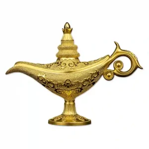 2023 Djibouti 5 oz Aladdin's Magic Lamp 3D Minted Silver Coin