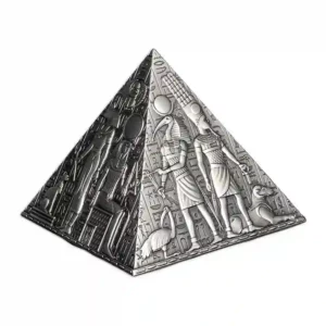 2023 Djibouti 1 Kilogram Ancient Egypt Pyramid Shaped Silver Coin
