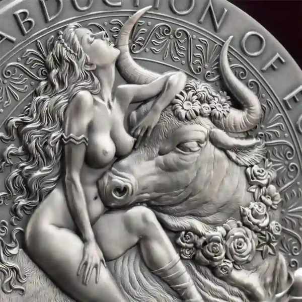2023 Abduction of Europa Celestial Beauty 1 kg High Relief Silver Coin