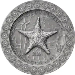2023 Cameroon 1 Kg Abduction of Europa Celestial Beauty High Relief Silver Coin