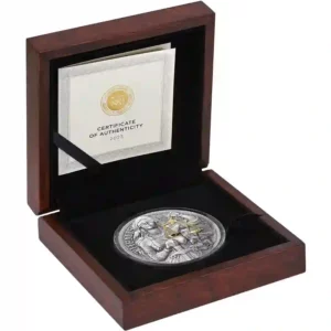 2023 Themis 24K Gilded High Relief Silver Coin