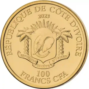 2023 Ivory Coast 1 oz Edition Signature Kookaburra Gold Proof Coin