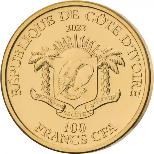 2023 Ivory Coast 1 oz Edition Signature Kookaburra Gold Proof Coin