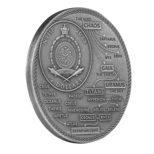 2023 Helios Ultra High Relief Antiqued Silver Coin