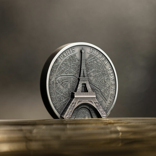 2024 Eiffel Tower Ultra High Relief Silver Coin