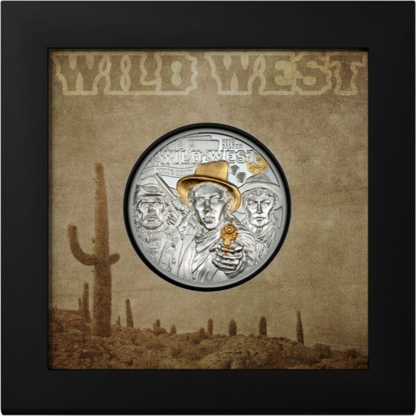 2024 Legends Wild West 3 oz Ultra High Relief Silver Proof Coin