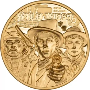 2024 Cook Islands 1 Ounce Legends Wild West Ultra High Relief Gold Proof Coin