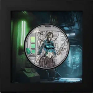 2024 Cyber Queen Rebirth 3 oz Black Proof Silver Coin