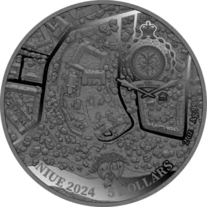 2024 Wawel Dragon Color Ruthenium Silver Coin