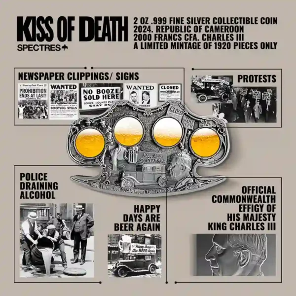 Kiss of Death Silver Coin