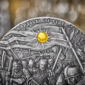 2023 Baptism of Fire 1 kilo High Relief Silver Coin