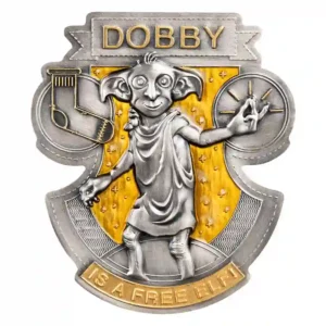 2024 Samoa 2 Ounce Harry Potter Elf Dobby Shape Minted Silver Coin