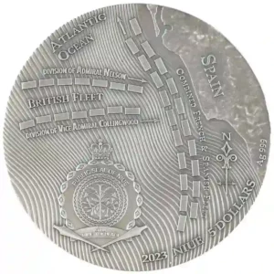 2023 Niue Sea Battles Trafalgar High Relief Silver Coin