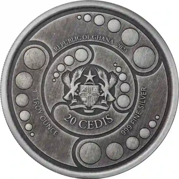 2023 Alien Invasion Antique Silver Coin