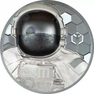 2024 Cook Islands 3 Ounce Real Heroes Astronaut Ultra High Relief Silver Proof Coin