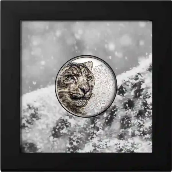 2024 Snow Leopard 1 oz Ultra High Relief Silver Proof Coin