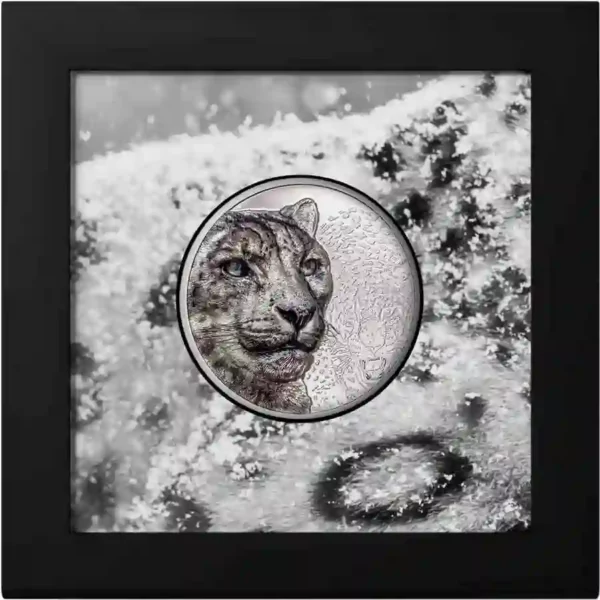 2024 Snow Leopard 3 oz Ultra High Relief Silver Proof Coin