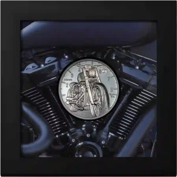 2024 The Journey Motorbike 2 oz Black Proof Silver Coin