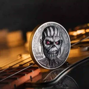 Iron Maiden Book of Souls UHR Silver Coin