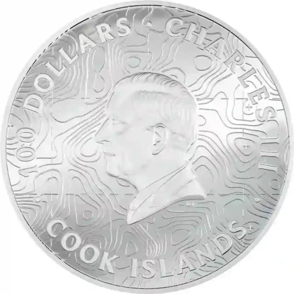 2024 Cook Islands 1 Kg Topography Grand Canyon Ultra High Relief Silver Coin