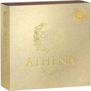 Athena 24K Gilded High Relief Silver Coin