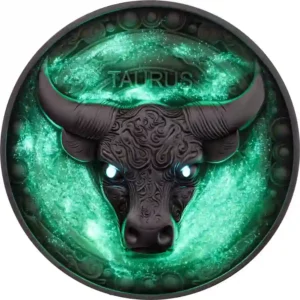 2024 Niue Taurus UV Color High Relief Silver Coin